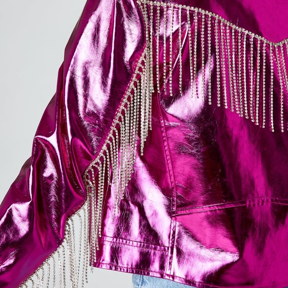 Metallic Pink Rifle Jacket - Picture 2 of 2